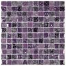 Pastilha de Vidro Ice de 30cm X 30cm Rende  Glass Mosaic - 1