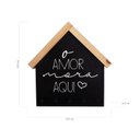 Ver imagem 1 de PORTA CHAVES E CORREPONDENCIAS O AMOR MORA AQUI