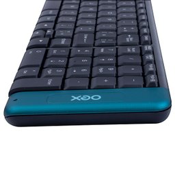 Kit Teclado e Mouse sem Fio 1200 Dpi Oex Blend Tm404 Verde - 4