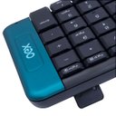 Ver imagem 3 de Kit Teclado e Mouse sem Fio 1200 Dpi Oex Blend Tm404 Verde