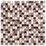 Pastilha de Vidro Mesclada de 31cm X 31cm Rende  Glass Mosaic - 1