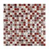 Pastilha de Vidro Mesclada de 30cm X 30cm Rende  Glass Mosaic - 1