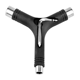 Chave Para Skate Y Cossinete Preta Refaz A Rosca Eixo Aço - 2