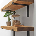Ver imagem 3 de Prateleira de Madeira Rústica com Suporte Francês | 20cm de Profundidade - 30cm