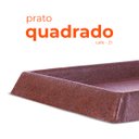 Ver imagem 2 de Prato para Vaso Quadrado Café 21 Afort