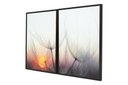 Ver imagem 3 de Quadro Dente-de-leão Ao Entardecer Duplo 50x70 - 2 Peças