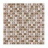 Pastilha de Vidro Mesclada de 30cm X 30cm Rende  Glass Mosaic - 1