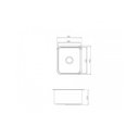 Ver imagem 2 de Cuba Inox Gourmet 38x43 Escovado Debacco 20.03.20403