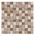 Ver imagem 2 de Pastilha de Vidro e Mármore de 29cm x 29cm Rende Glass Mosaic