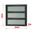 Ver imagem 4 de Basculante Alumínio 60 x 100 Elite V.Boreal Preto Brimak