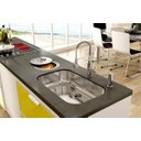 Ver imagem 3 de Cuba inox Alto Brilho funda 27241 embutir 56X35X17 Ghelplus