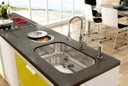 Ver imagem 3 de Cuba inox Alto Brilho funda 27241 embutir 56X35X17 Ghelplus