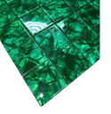 Ver imagem 4 de Pastilha de Vidro Mesclada de 30cm x 30cm Rende Glass Mosaic Verde