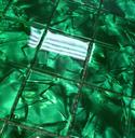 Ver imagem 7 de Pastilha de Vidro Mesclada de 30cm x 30cm Rende Glass Mosaic Verde