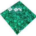 Ver imagem 3 de Pastilha de Vidro Mesclada de 30cm x 30cm Rende Glass Mosaic Verde