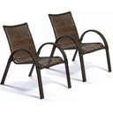 Ver imagem 1 de 02 Cadeiras de Fibra Sintetica