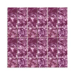 Pastilha Lisa de Vidro 30cm x 30cm Silk Glass Mosaic (Placas) - 1