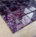 Ver imagem 6 de Pastilha de Vidro Silk de 30cm x 30cm Rende Glass Mosaic Roxo/Lilás