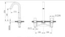 Ver imagem 2 de Misturador para Lavatorio de Mesa - Berlim WJ-1023-157A