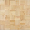Ver imagem 1 de Pastilha de Madeira de 30cm x 30cm Rende Glass Mosaic Bege/Marfim
