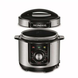 Panela de Pressão Elétrica Mondial Pe-48 127v 5l Inox - 3