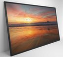 Ver imagem 3 de Quadro Litoral no Pôr do Sol - 60x40 Cm - Adesivo Fotográfico