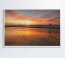 Ver imagem 1 de Quadro Litoral no Pôr do Sol - 60x40 Cm - Adesivo Fotográfico