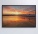 Ver imagem 6 de Quadro Litoral no Pôr do Sol - 60x40 Cm - Adesivo Fotográfico