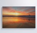 Ver imagem 7 de Quadro Litoral no Pôr do Sol - 60x40 Cm - Adesivo Fotográfico