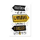 Ver imagem 1 de Placa Decorativa Frase Persistência