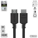 Ver imagem 1 de Cabo Hdmi Ultra 2.1 28awg Puro Cobre 8k 60hz 2 Metros - Phm8