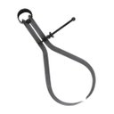 Ver imagem 1 de Compasso Externo para Mecânico 10 Pol 250mm Em Aço