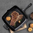 Ver imagem 5 de Bistequeira Tramontina Fargo Ferro Fundido Pre-seasoned 27 Cm 2,3 L Preta