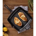 Ver imagem 4 de Bistequeira Tramontina Fargo Ferro Fundido Pre-seasoned 27 Cm 2,3 L Preta