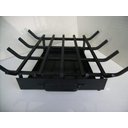 Ver imagem 2 de Grelha com Gaveta de Canto para Lareira Ferro Preto 68,5 x 40 x 38