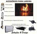 Ver imagem 4 de Tela Para Proteção - Grade Para Lareira 60x40 Ferro Preto