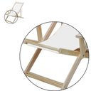 Ver imagem 4 de Cadeira Espreguiçadeira Dobrável com Tecido