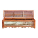 Ver imagem 3 de Baú Banco 2 M Madeira Maciça com Pátina
