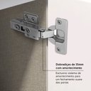 Ver mais imagens de Cozinha Completa Modulada 4 Peças 100% MDF Classy Yescasa Branco
