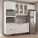 Ver imagem 2 de Cozinha Completa Modulada 4 Peças 100% MDF Classy Yescasa Branco