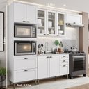 Ver imagem 6 de Cozinha Completa Modulada 4 Peças 100% MDF Classy Branco