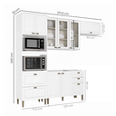 Ver imagem 4 de Cozinha Completa Modulada 4 Peças 100% MDF Classy Yescasa Branco