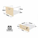 Ver imagem 7 de Mesa de Escritório Pedestal Office 3 Gavetas 190cm Dubai e Branco Bege