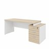 Mesa de Escritório Pedestal 3 Gavetas 190x70cm Office - 2