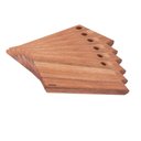 Ver imagem 1 de Kit 6 Peças Tábuas para Servir Hambúrguer, Sanduiche 27x15cm Essence