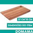 Ver imagem 3 de Kit 6 Peças Tábuas para Servir Hambúrguer, Sanduiche 27x15cm Essence