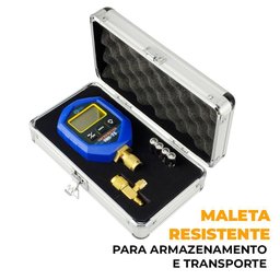 Vacuômetro Digital Hiatsu com Maleta Vmh-75 Único - 9