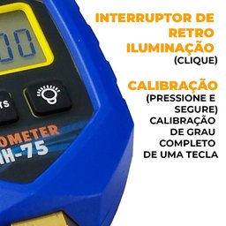 Vacuômetro Digital Hiatsu com Maleta Vmh-75 Único - 7
