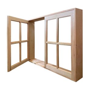 Janela de Madeira Vitro de Abrir Reto Eucalipto Bat 10 Cm Copa Verde Madeiras - 1.20(l)x1.00(a)