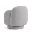 Ver imagem 7 de Poltrona Decorativa Oliva Base Giratória Linho Cinza Claro - Sallar Home